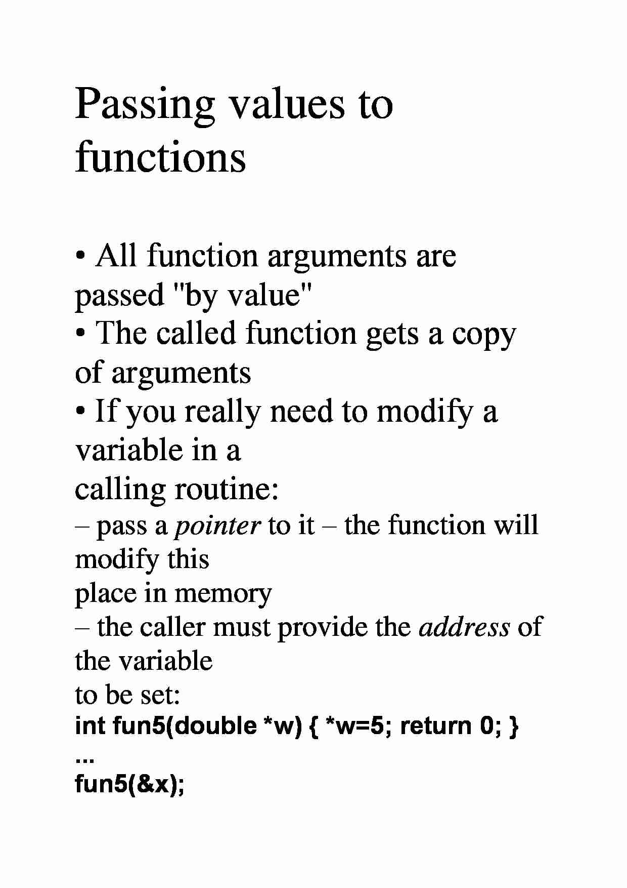 Passing values to functions - strona 1