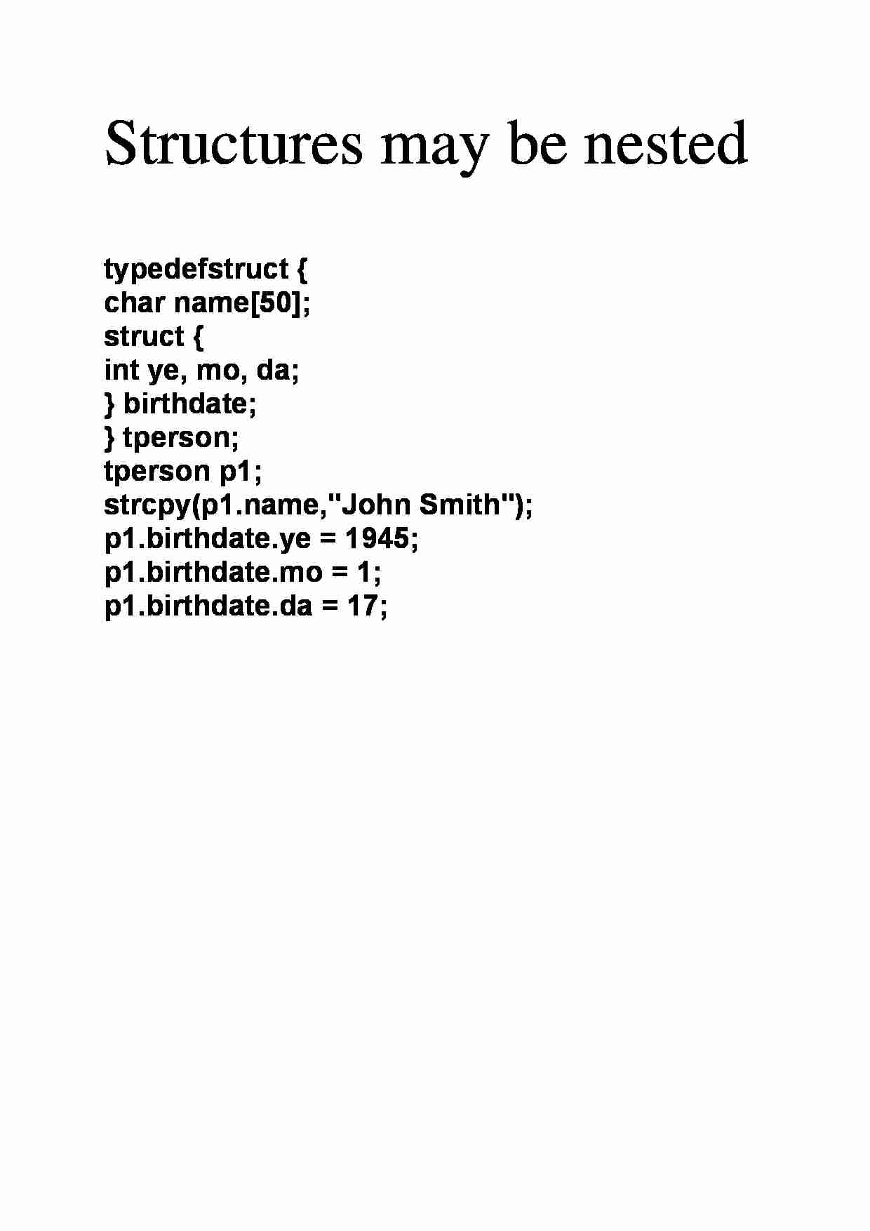 Structures may be nested - strona 1