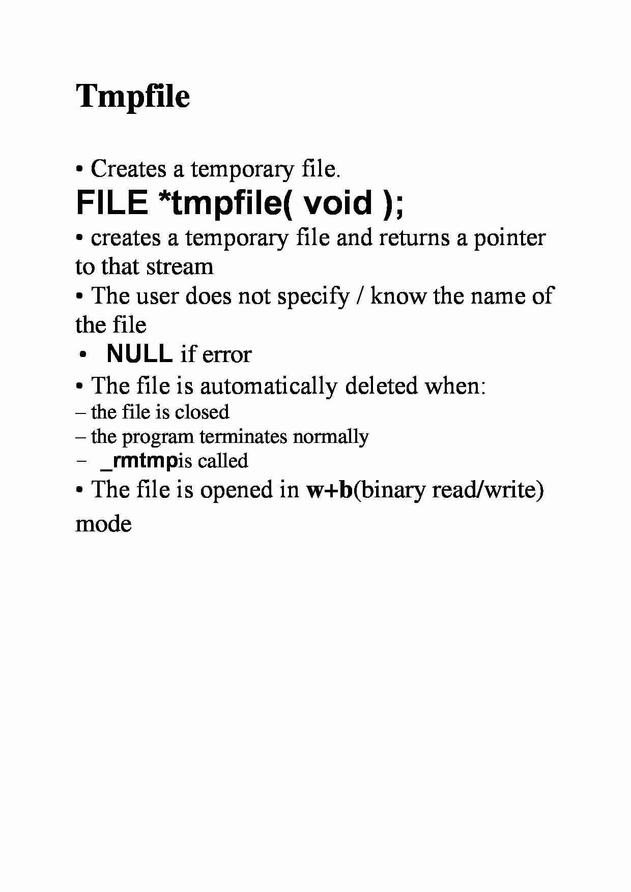 Tmpfile  - overview - strona 1