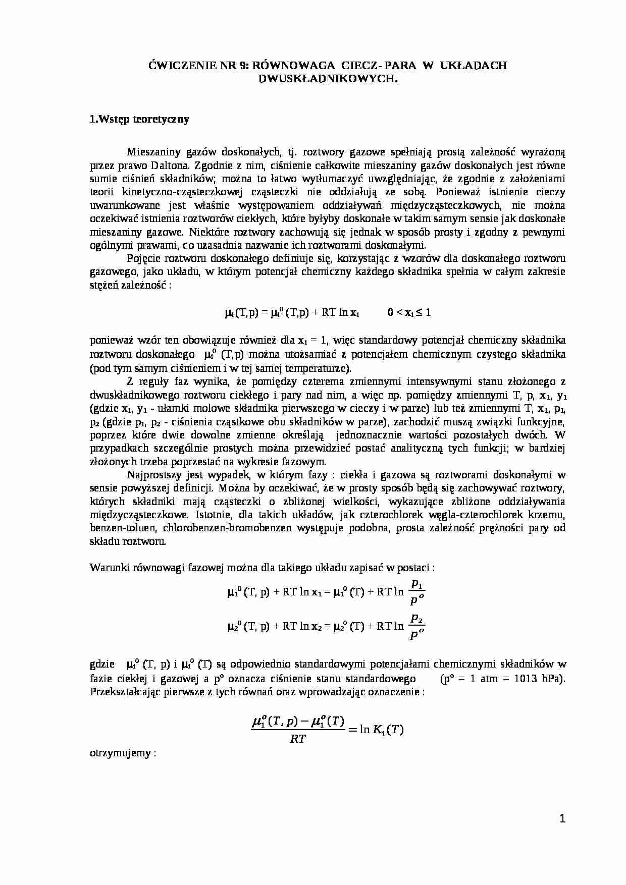 Para w układach dwuskładniowych - strona 1