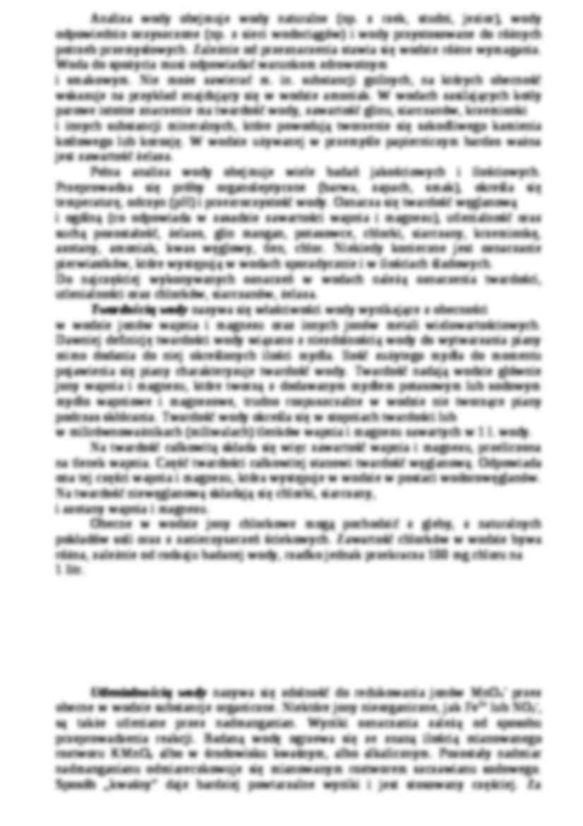 analiza wody- omówienie zagadnienia - strona 2