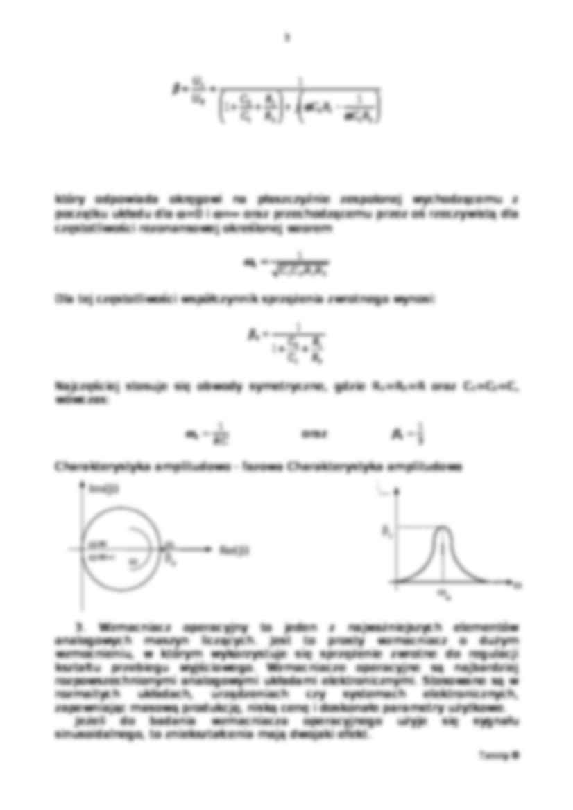 Badanie warunków wzbudzenia drgań w generatorach  - strona 3
