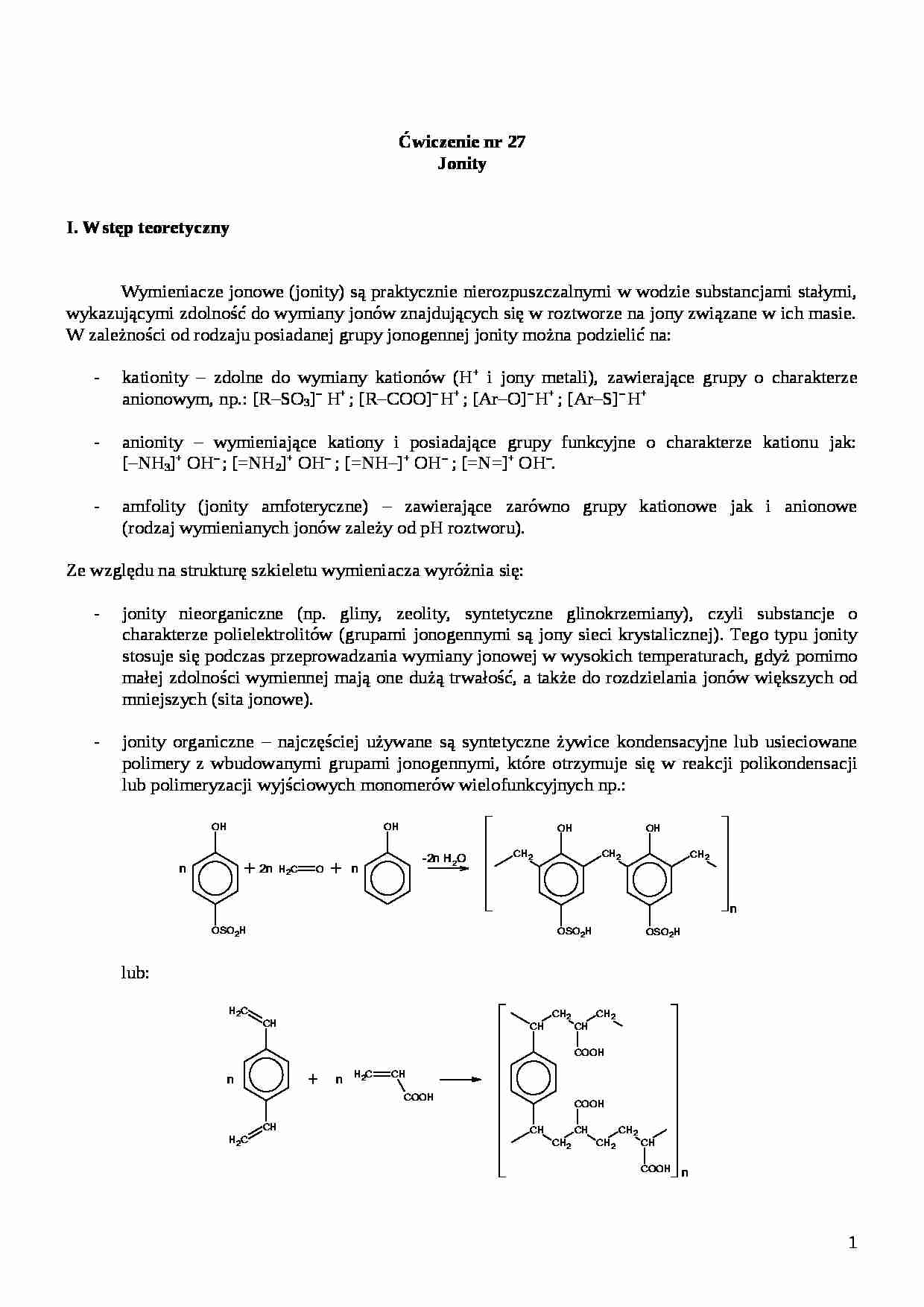 Jonity - omówienie zagadnienia - strona 1