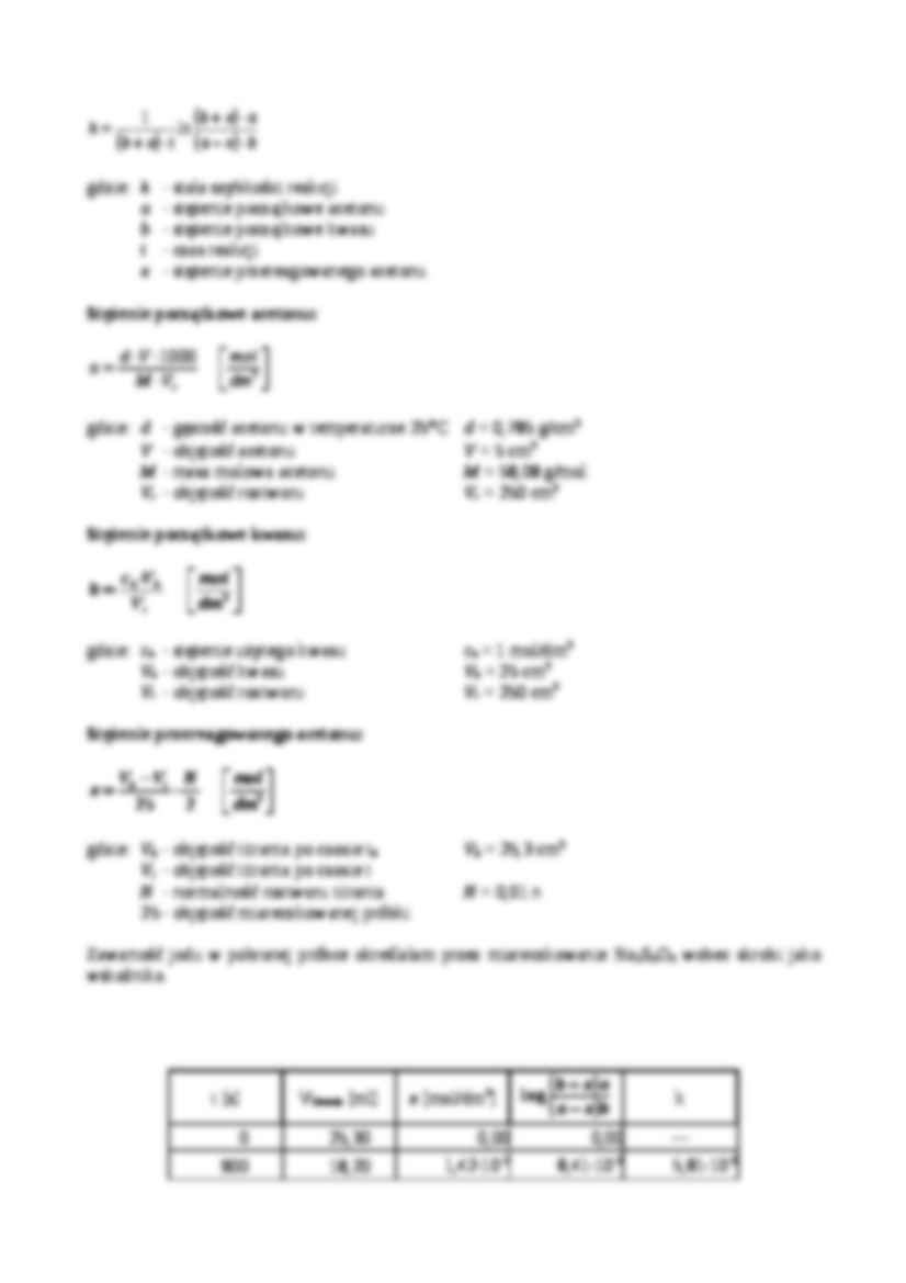 Stała szybkości reakcji - strona 3
