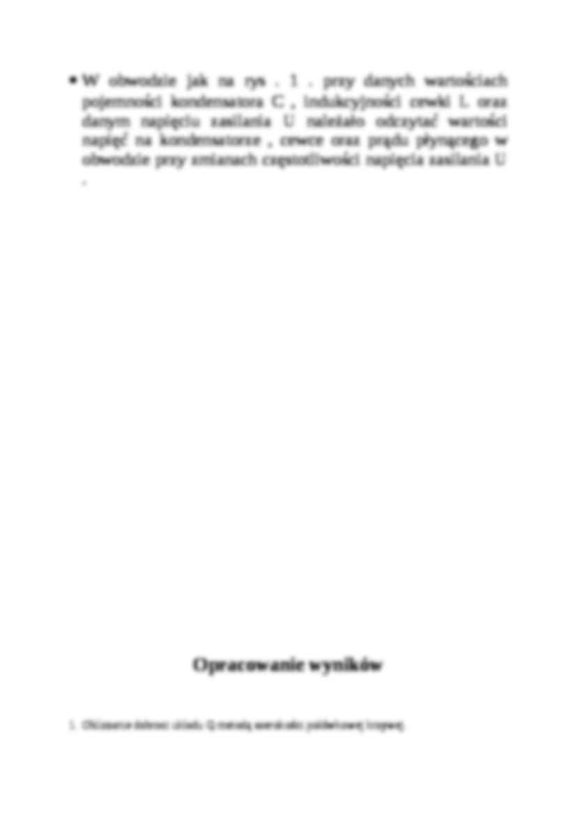 Badanie szeregowego rezonansu napięć - strona 2