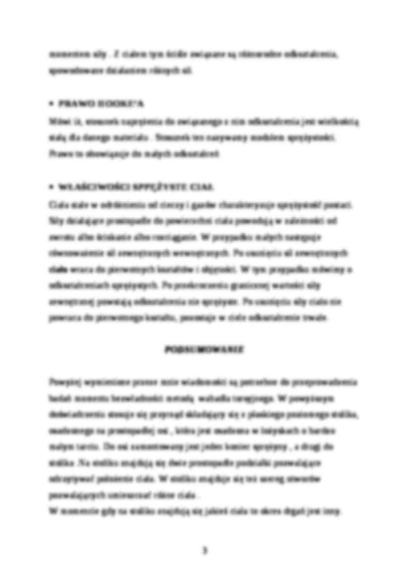 Wyznaczanie momentu bezwładności - strona 3