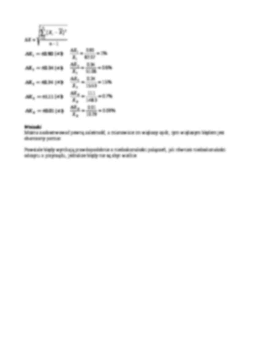 Wyznaczanie oporu elektrycznego  - strona 3