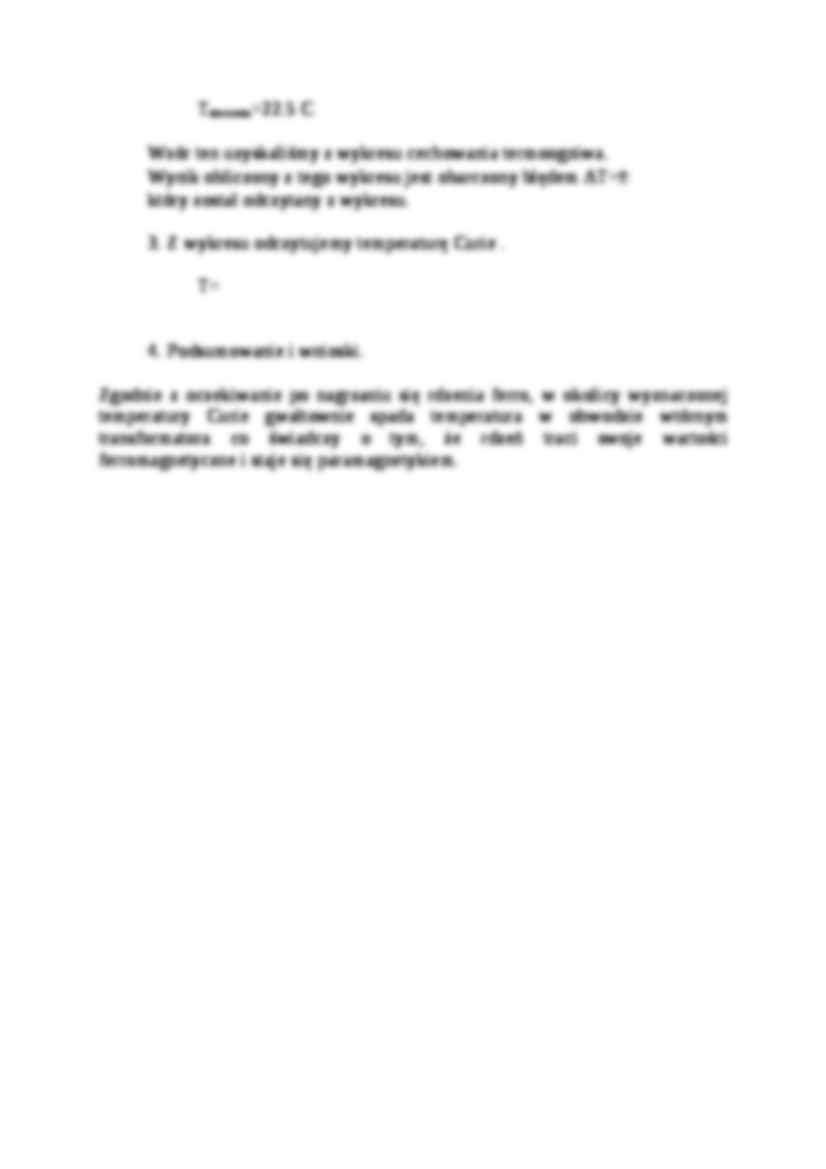 Wyznaczanie temperatury Curie dla ferromagnetyków - strona 3