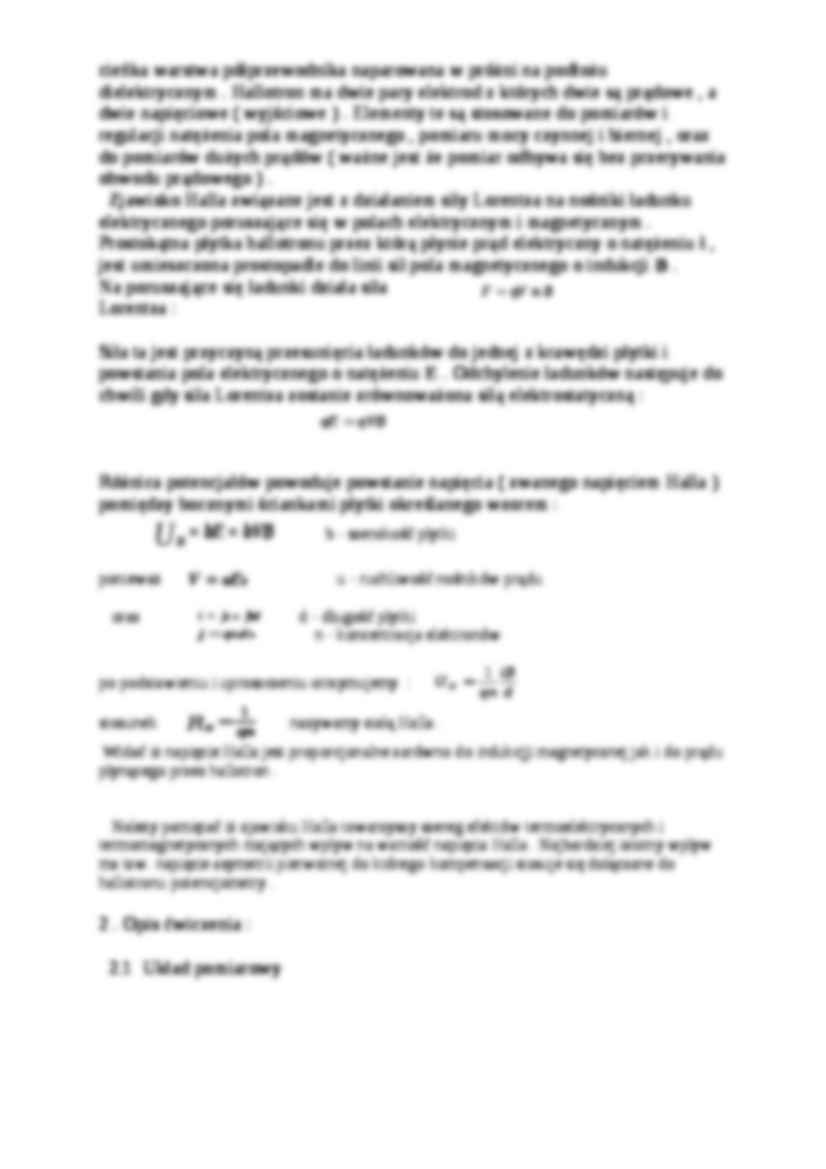 Zjawisko Halla - omówienie zagadnienia - strona 2