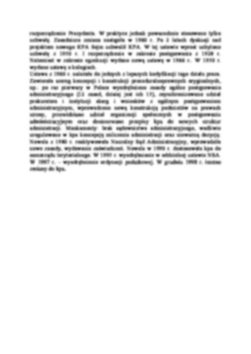 Rozwój postępowania administracyjnego w Polsce - strona 2