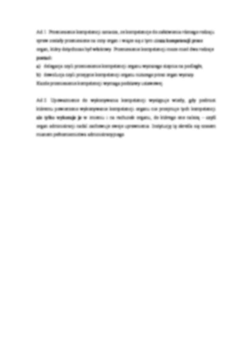 Zakres działania a właściwość organu  - strona 2