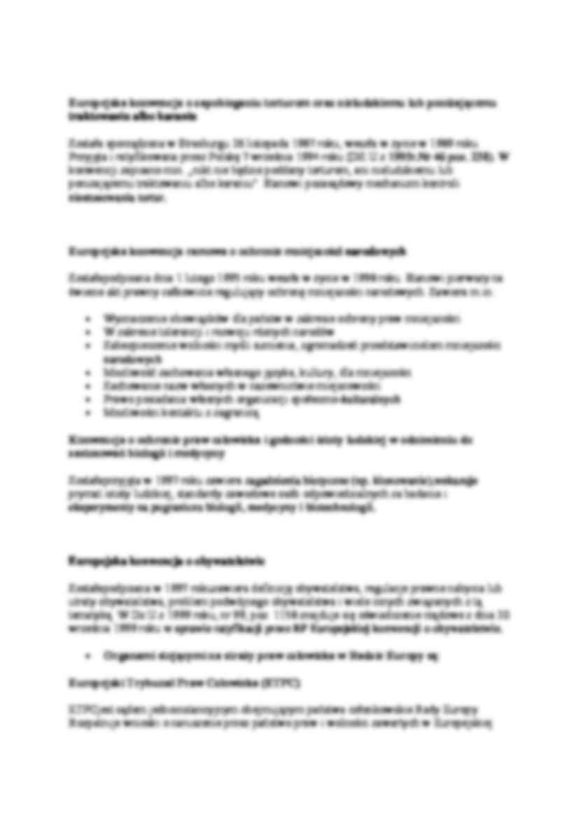 Europejski system ochrony praw człowieka  - strona 3
