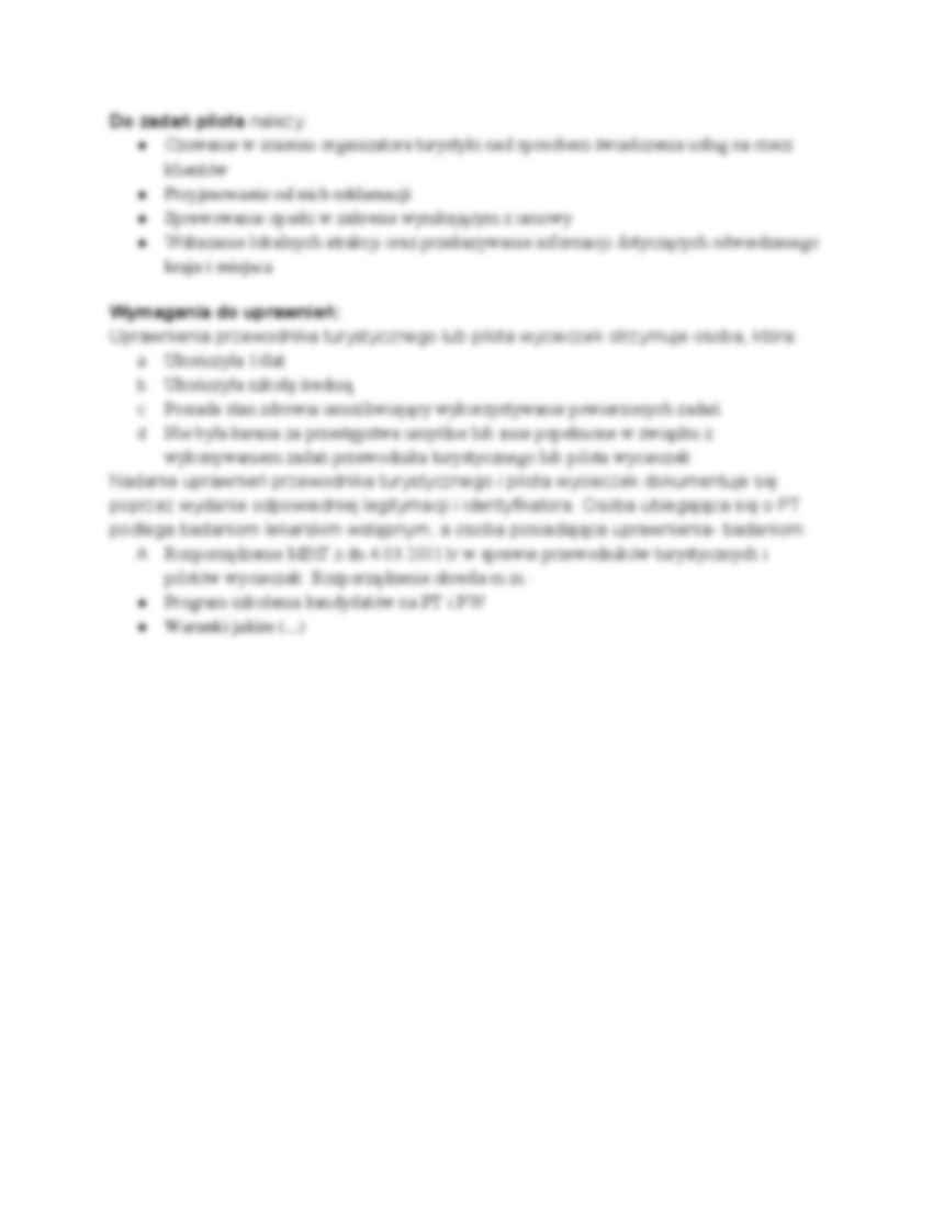 Organizatorzy turystyki - wykład - strona 3