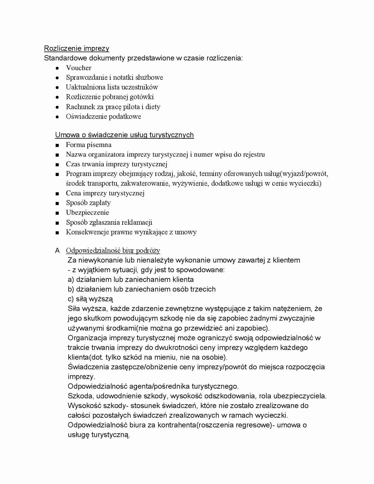 Rozliczenie imprezy - wykład - strona 1
