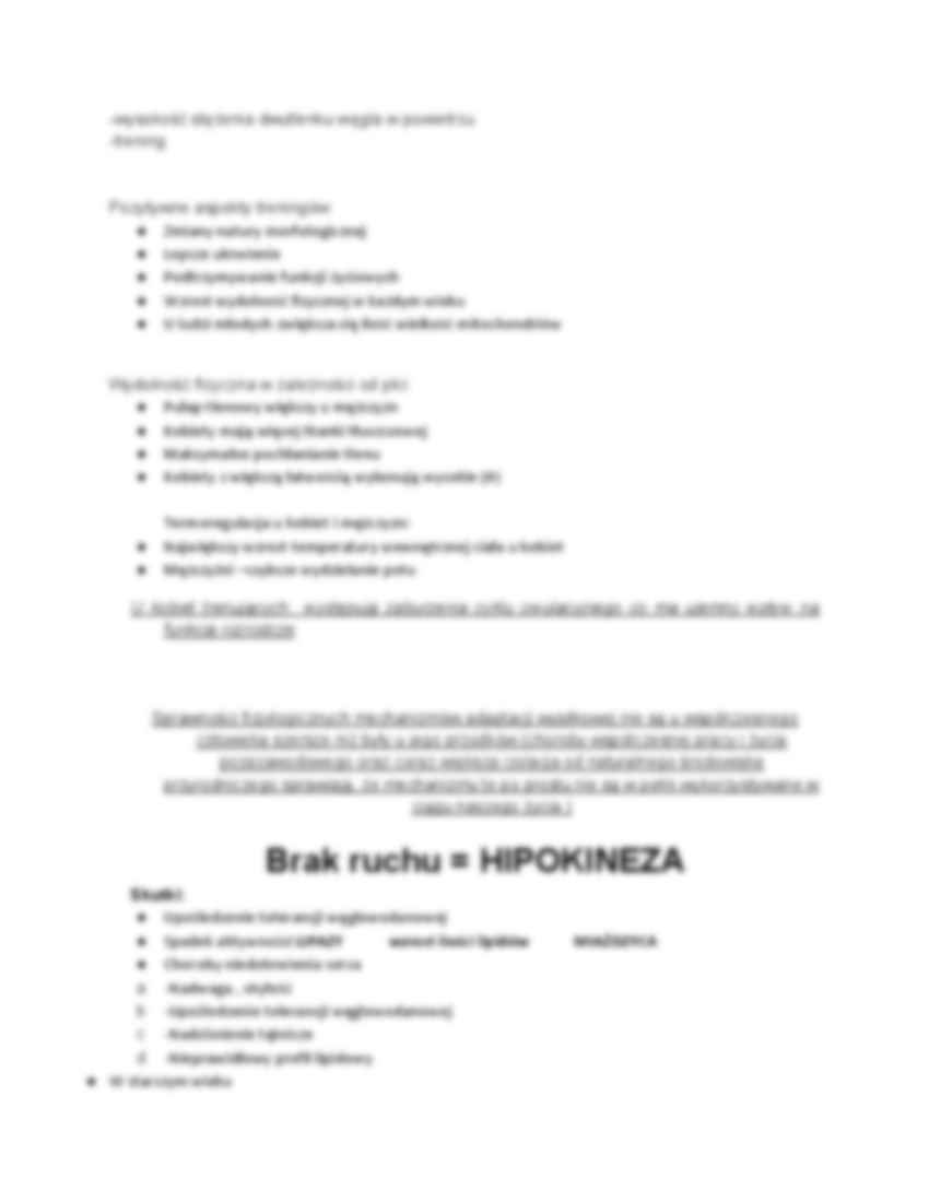 Wydolność fizyczna i hipokineza - wykład - strona 2