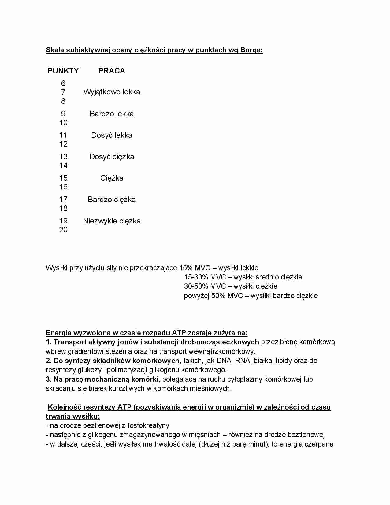Wysiłek fizyczny - wykład - strona 1