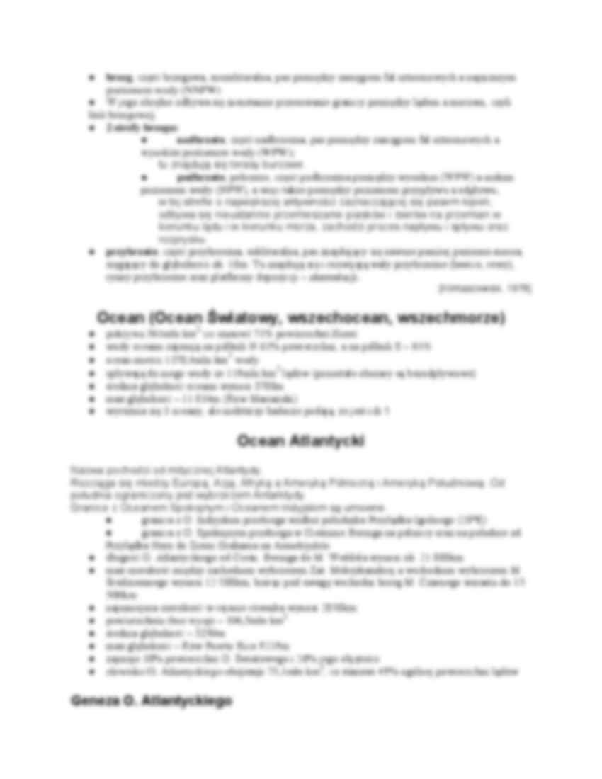 Pojęcie przestrzeni geografii fizycznej świata - strona 2