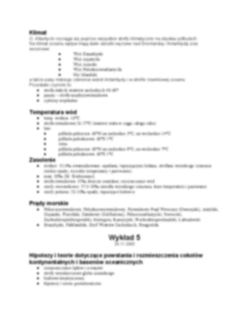 Cokoły kontynentalne i baseny oceaniczne - wykład - strona 3