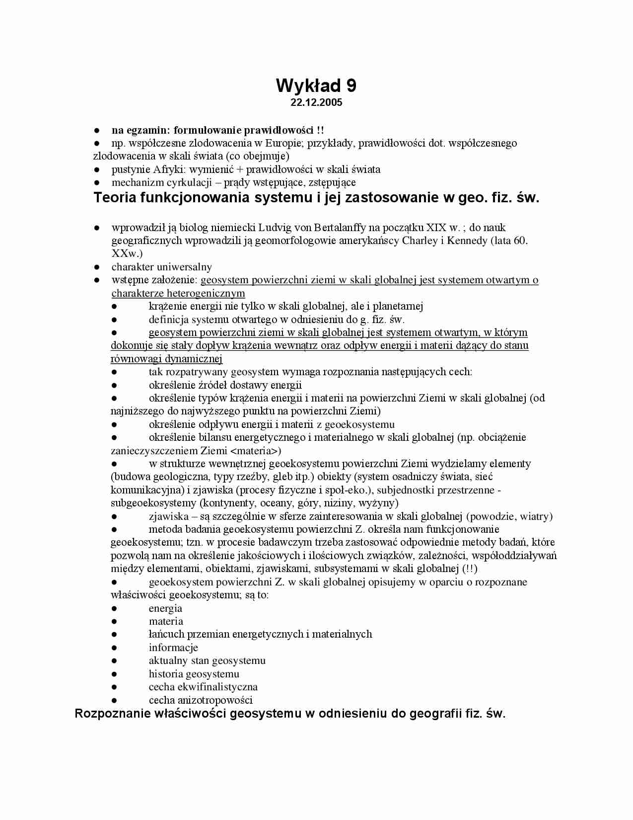 Teoria funkcjonowania systemu i jej zastosowanie - strona 1