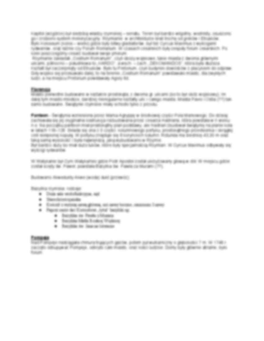 Roma, Panteron, Florencja  - charakterystyka - strona 2