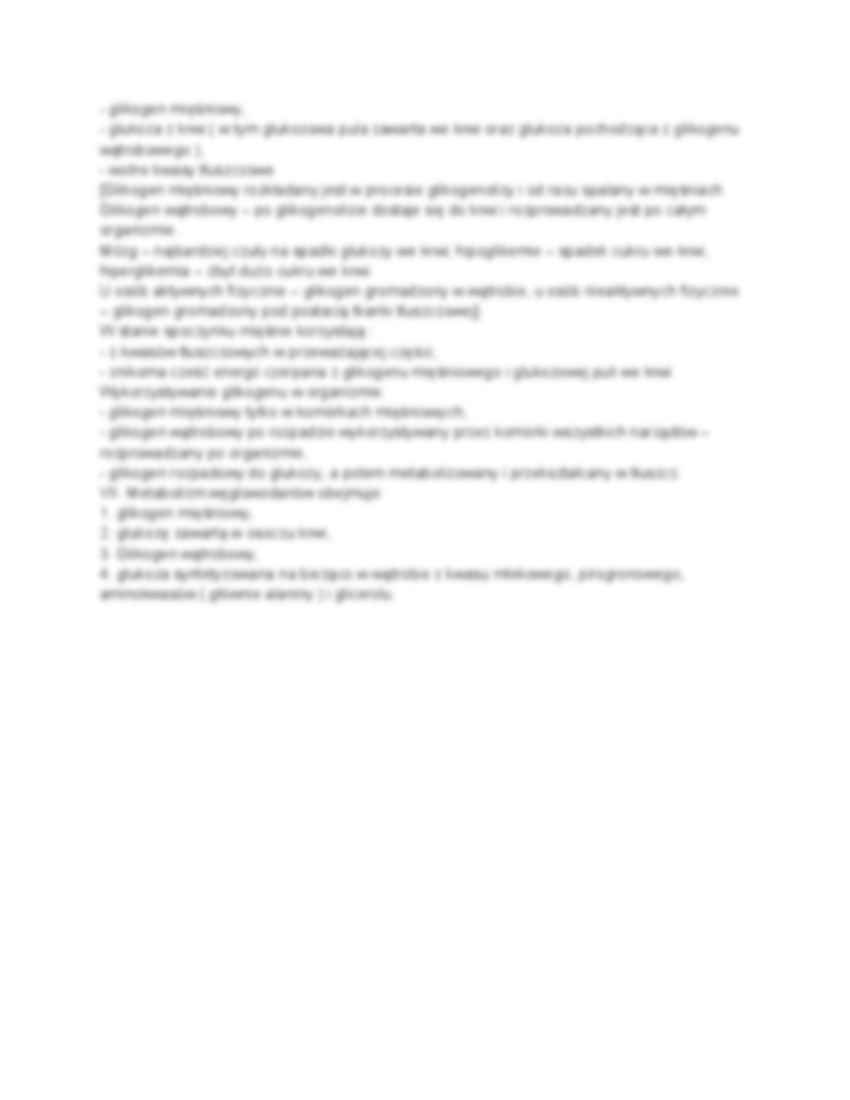 Zasoby energetyczne organizmu - strona 3