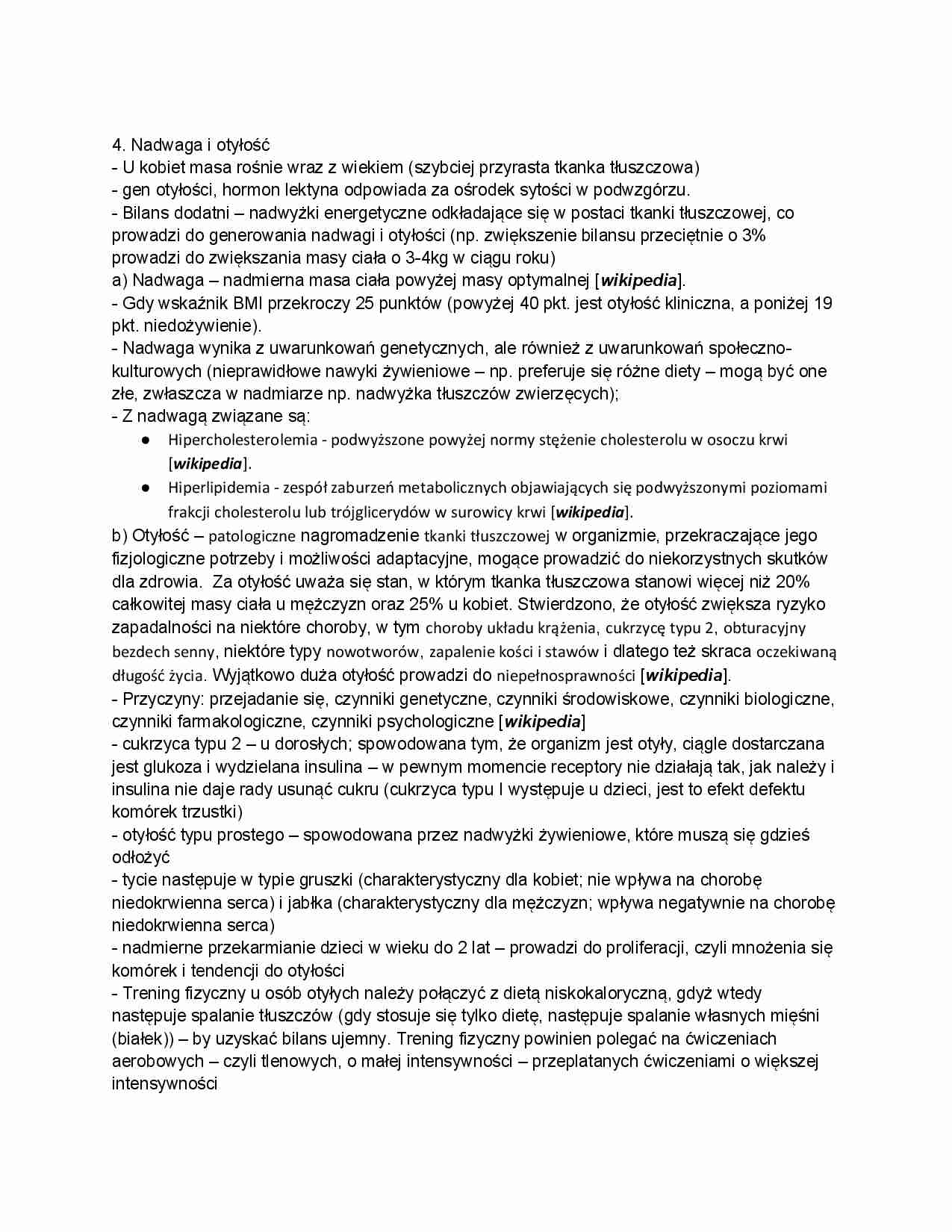 Otyłość i cukrzyca - wykład - strona 1