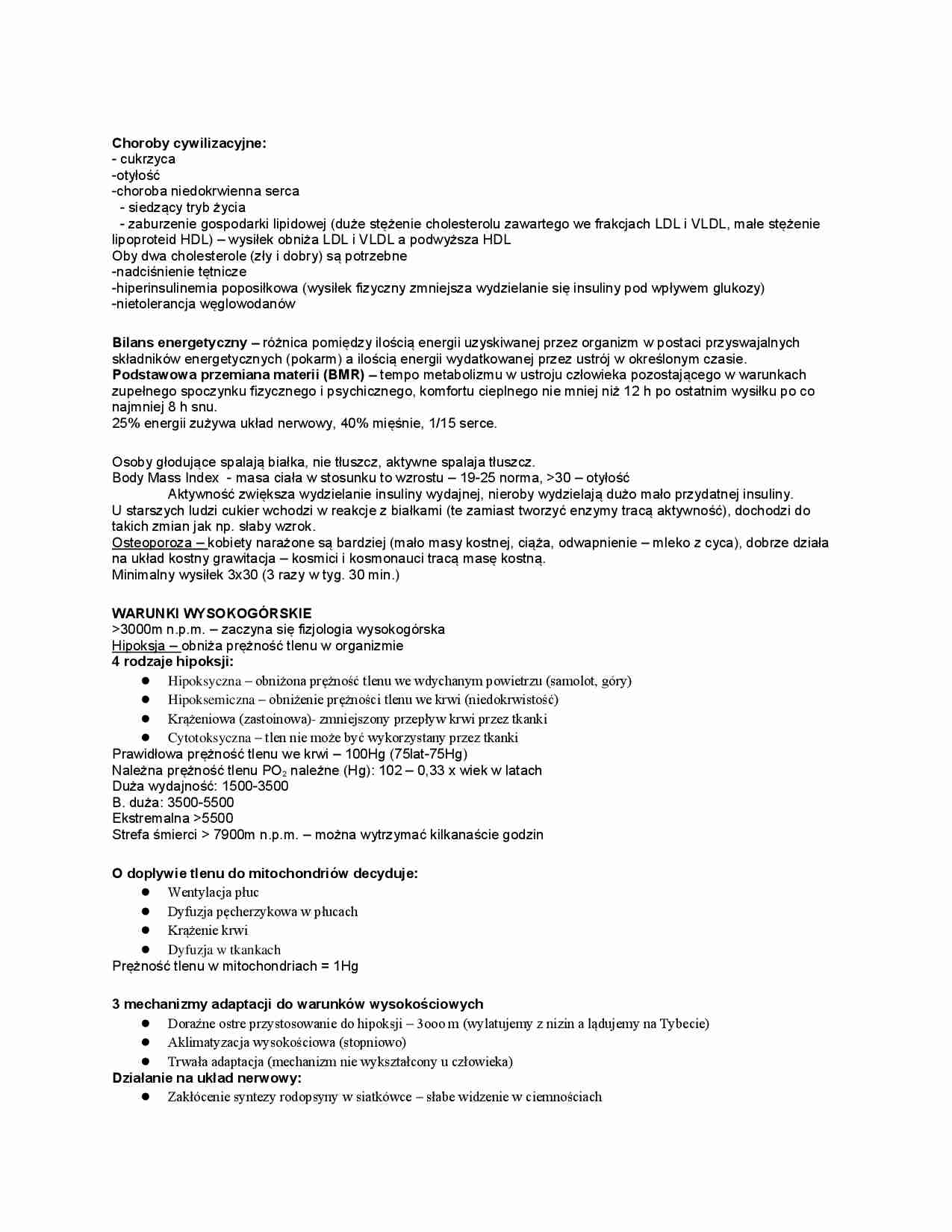 Choroby cywilizacyjne - wykład - Otyłość - strona 1