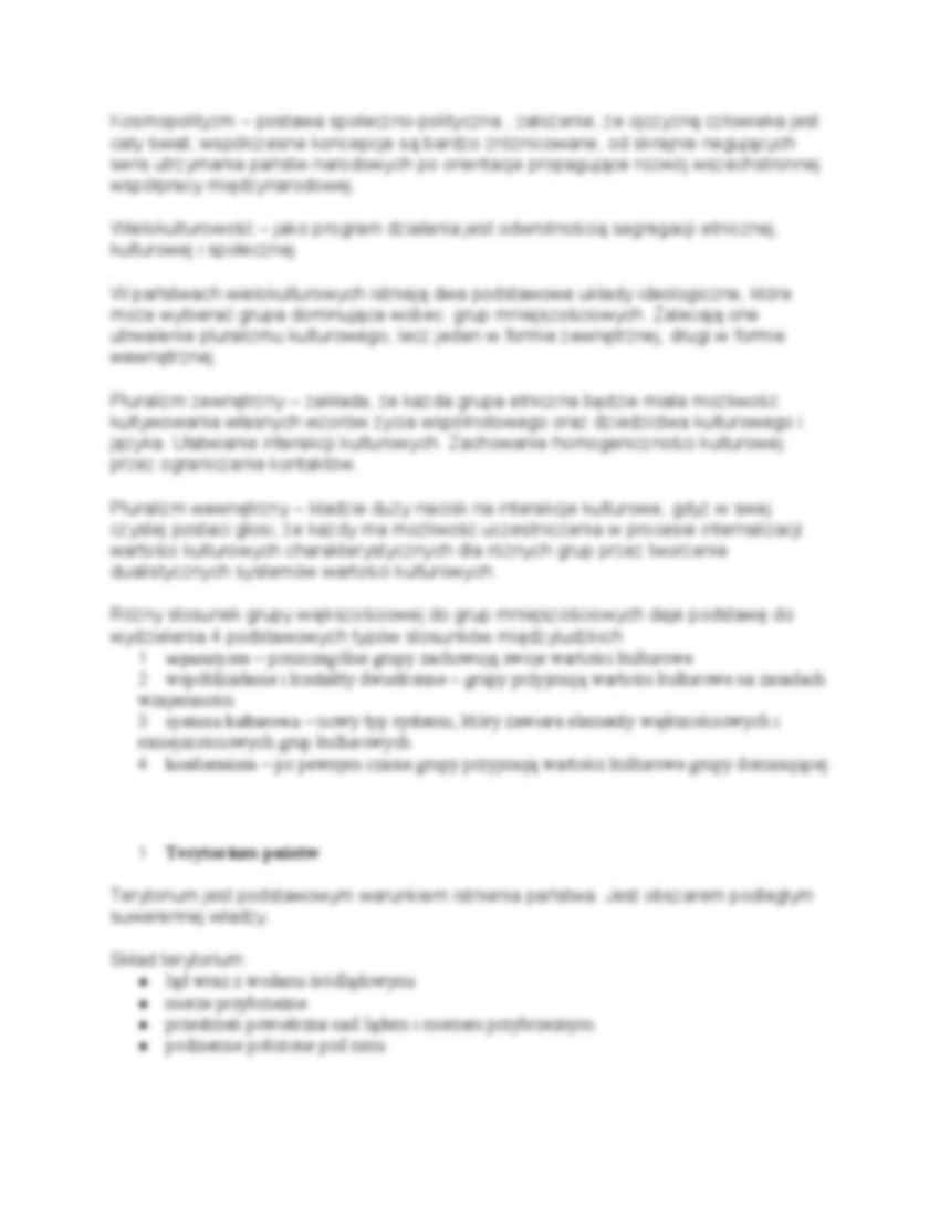 Pojęcie narodu, terytorium - wykład - strona 2