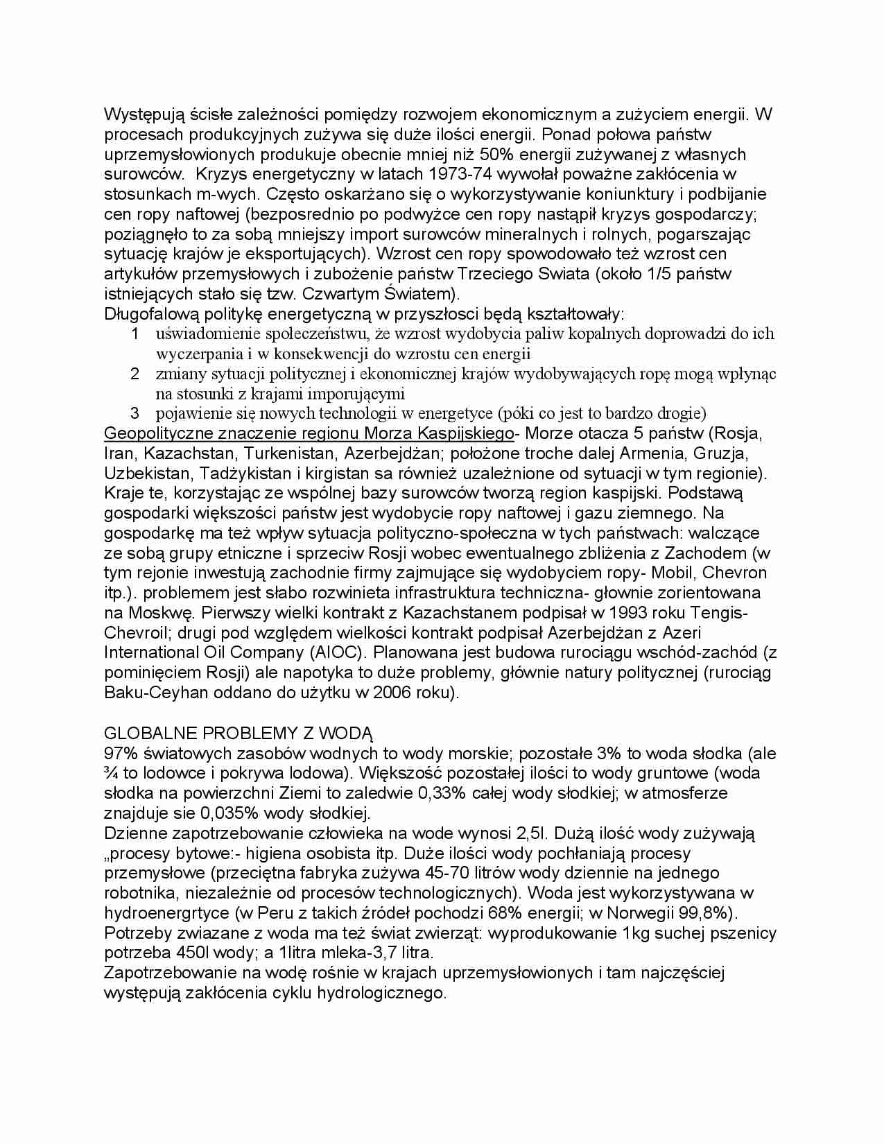 Rozwój i polityka energetyczna - strona 1