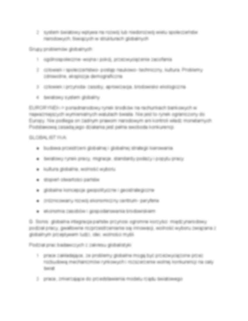 Globalistyka - problemy globalne - strona 2