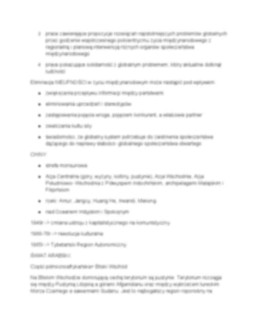 Globalistyka - problemy globalne - strona 3