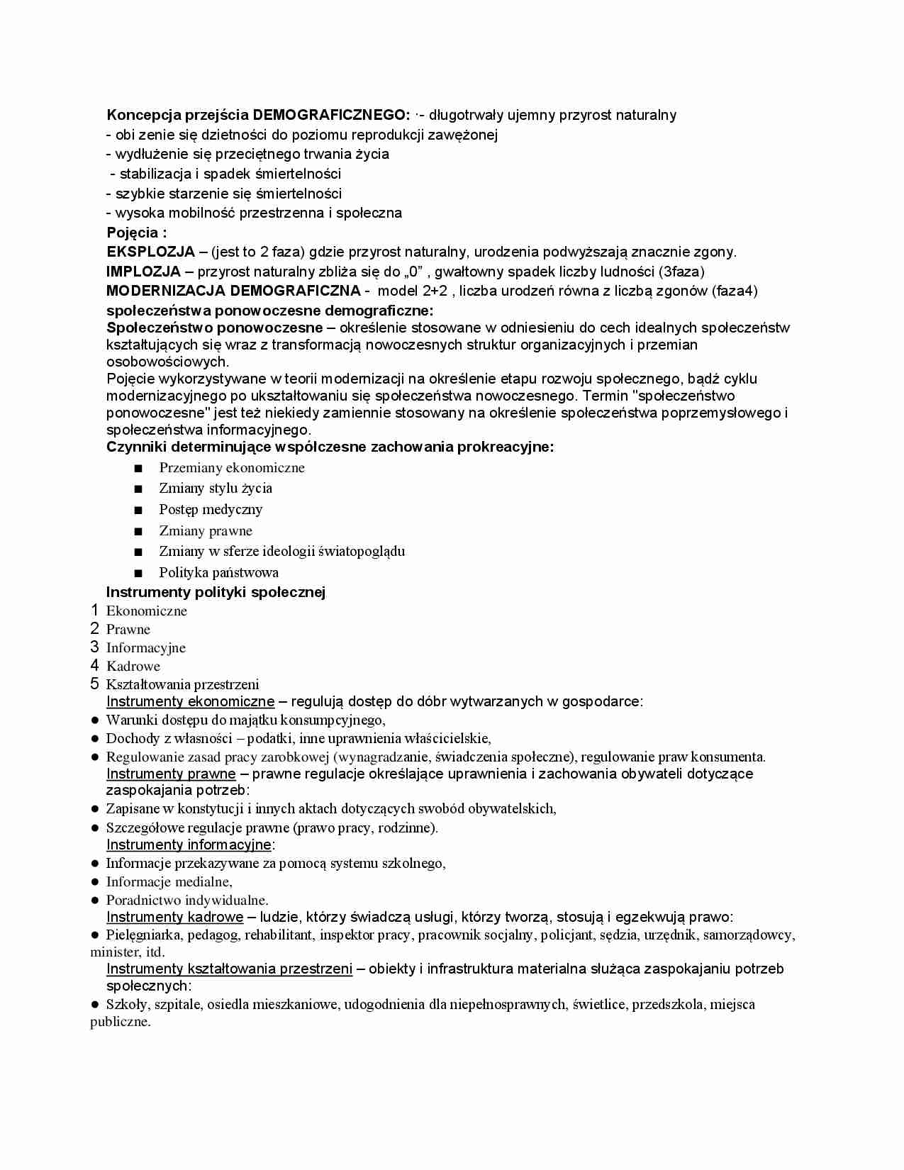 Współczesne zachowania prokreacyjne - strona 1