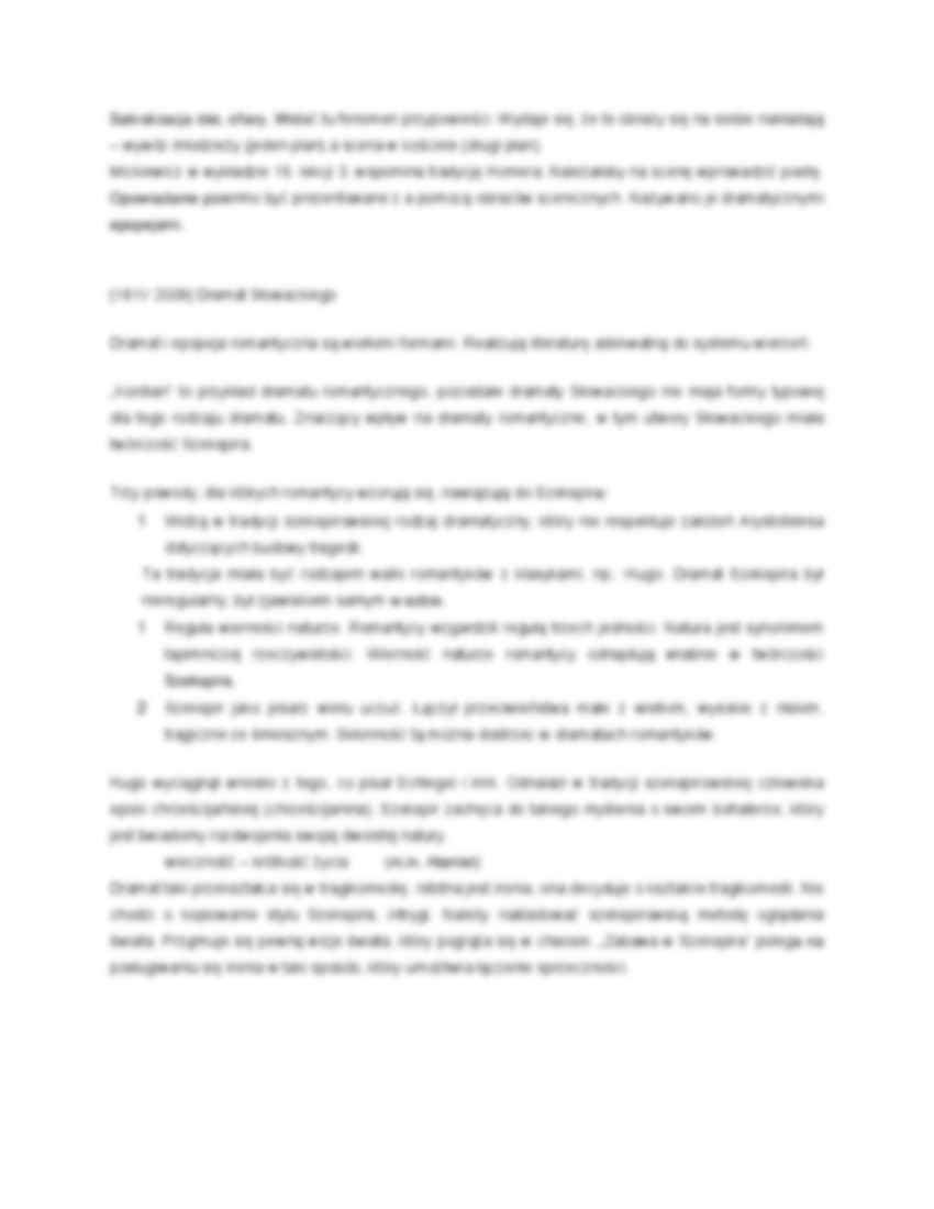 Dwa oblicza romantyzmu w Polsce - omówienie - strona 3