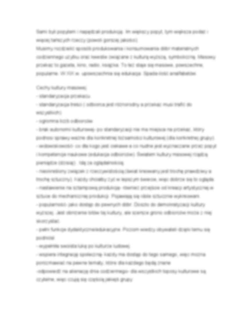 Wzory społeczne, kulturalne - wykład - strona 3