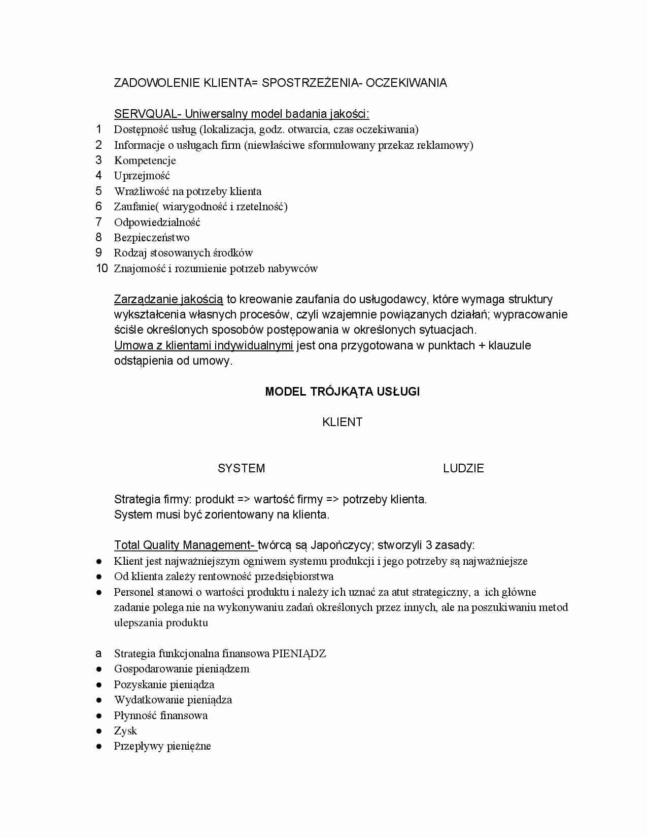Uniwersalny model badania jakości - strona 1