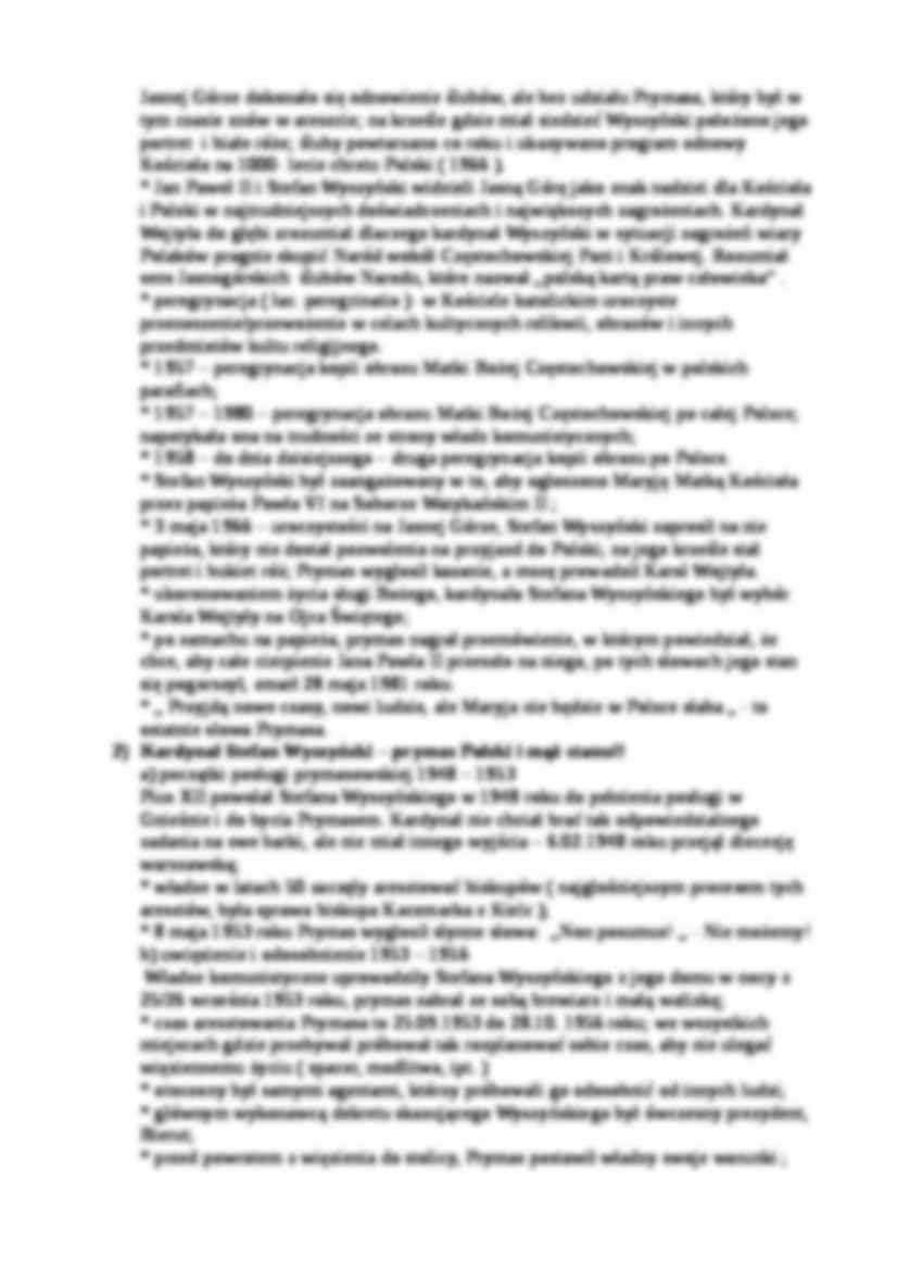 Dziedzictwo kardynała Stefana Wyszyńskiego - strona 2