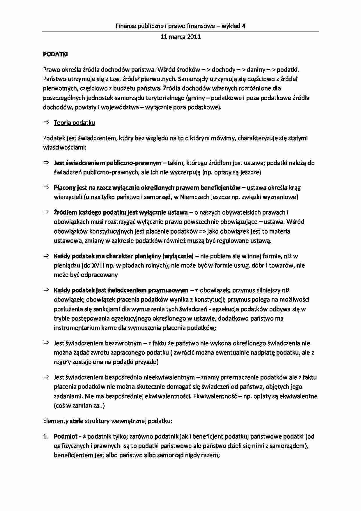 Podatki - Dochody państwa - strona 1