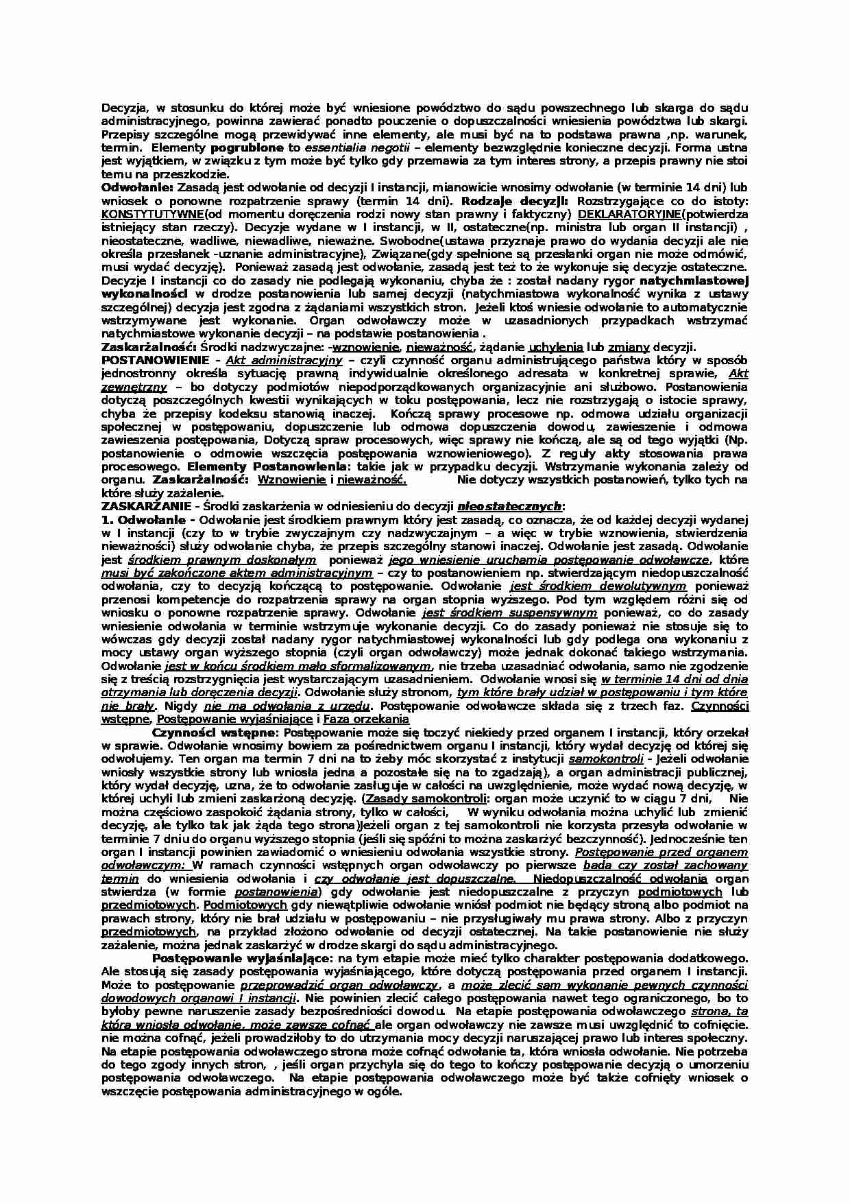 Decyzje i odwołania - strona 1