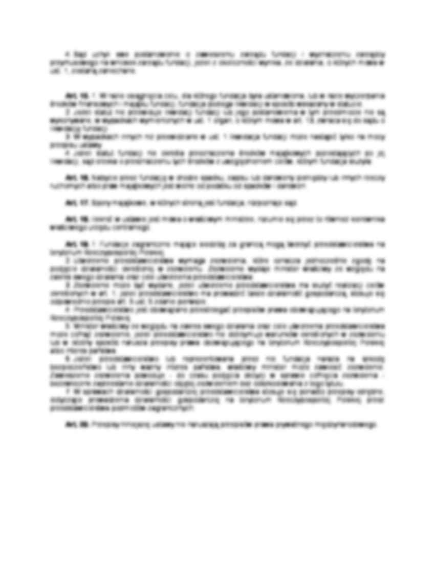 Ustawa o fundacjach - strona 3