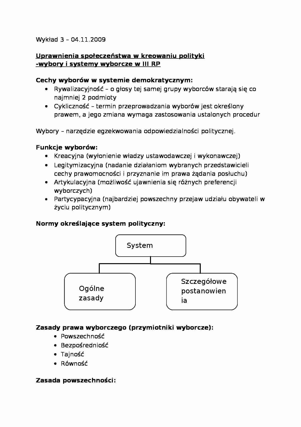 Uprawnienia społeczeństwa w kreowaniu polityki - strona 1