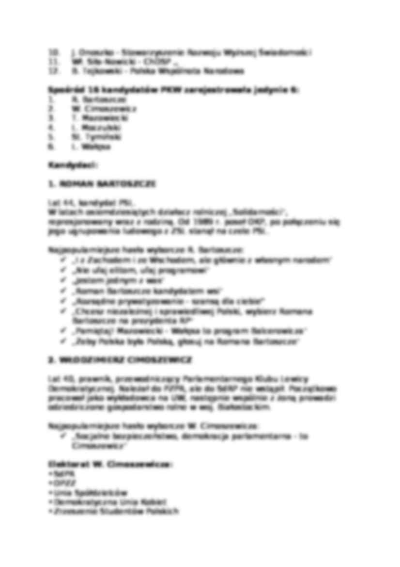 Wybory prezydenckie 1990 r. - strona 2