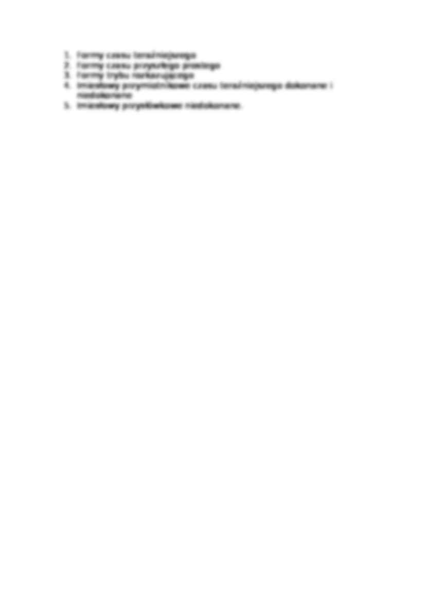 Bezokolicznik - tworzenie i przykłady - strona 2