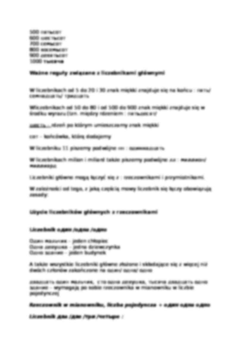 Liczebnik - teoria i przykłady - strona 3