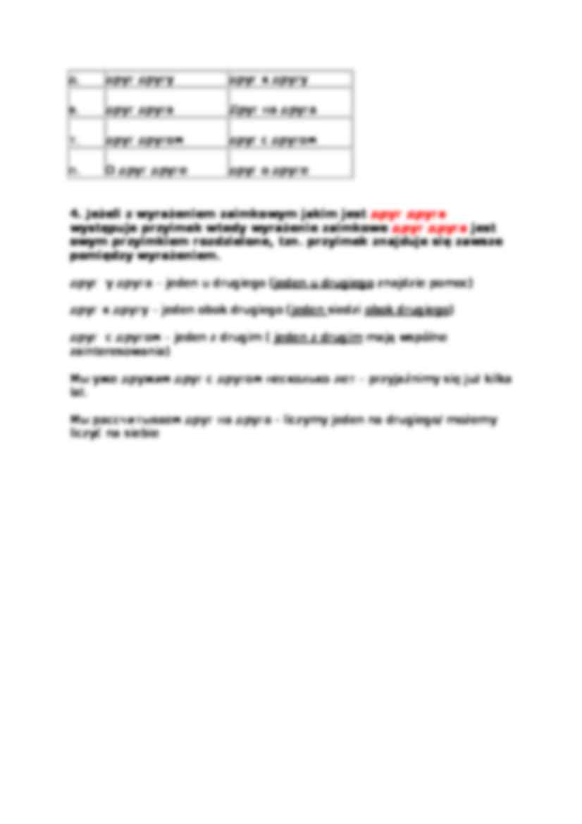 Zaimek zwrotny - opis - strona 2