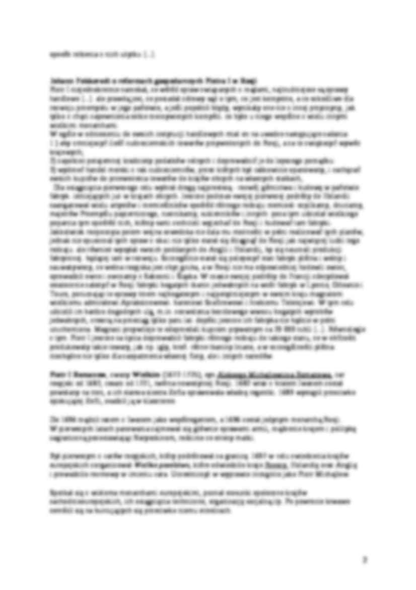 Dyplomata francuski Bonnac o reformach Piotra I - strona 2