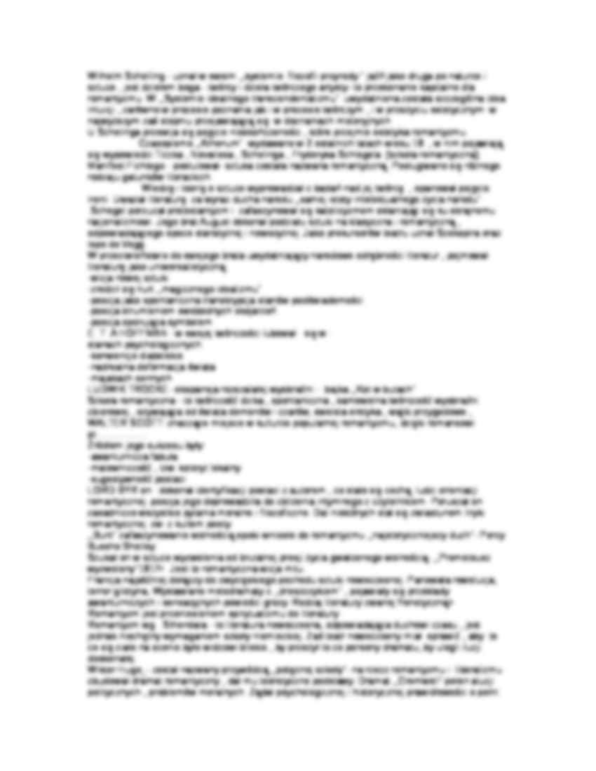 Filozofia i estetyka romantyzmu - strona 2