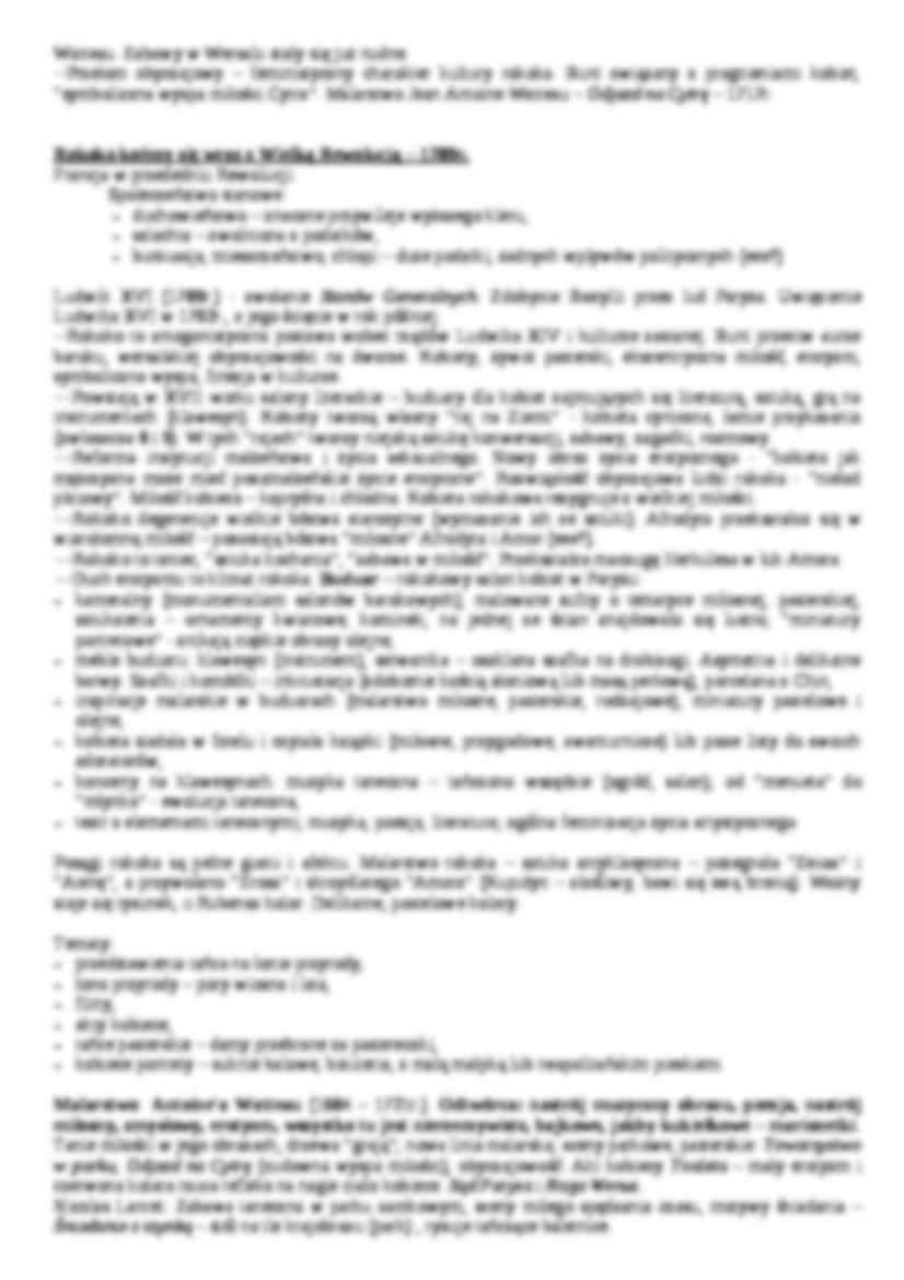 Rokoko - geneza, czas trwania, estetyka - strona 2