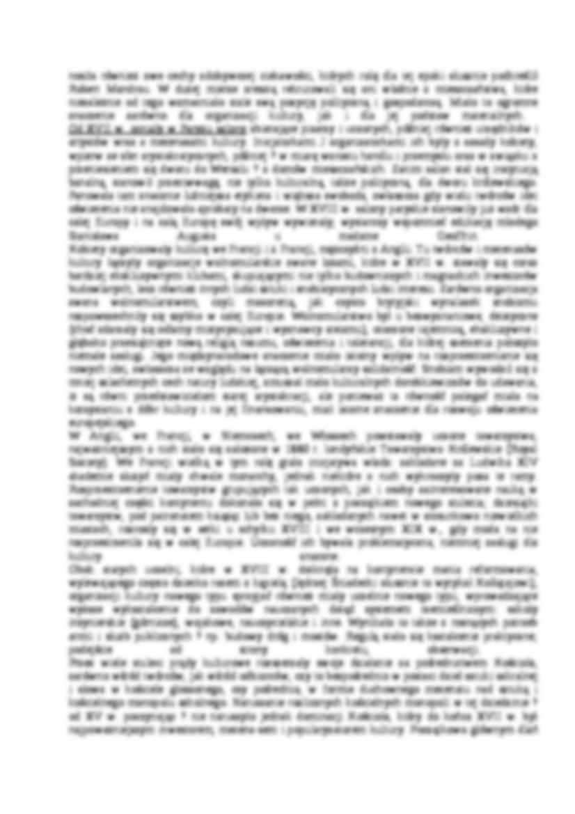 Kultura oświecenia - opracowanie - strona 2