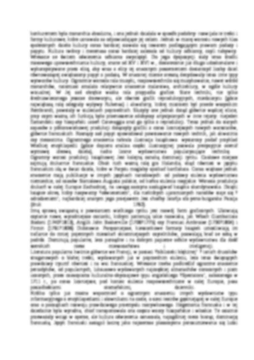 Kultura oświecenia - opracowanie - strona 3