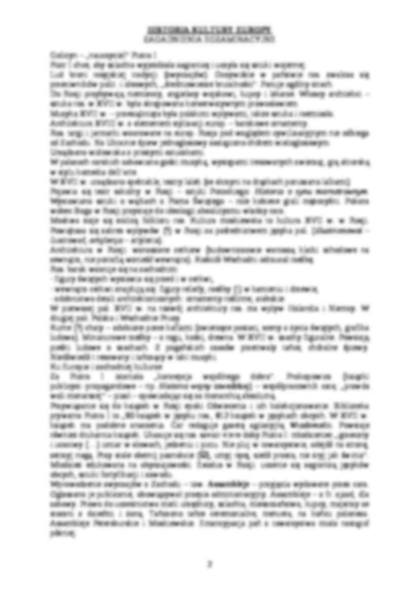 Specyfika kultury rosyjskiej - Rola Piotra - strona 2